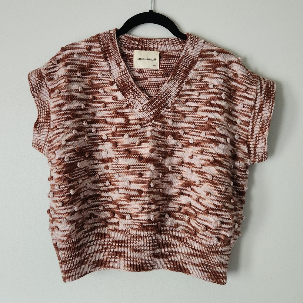Misha & Puff popcorn vest size xs/s